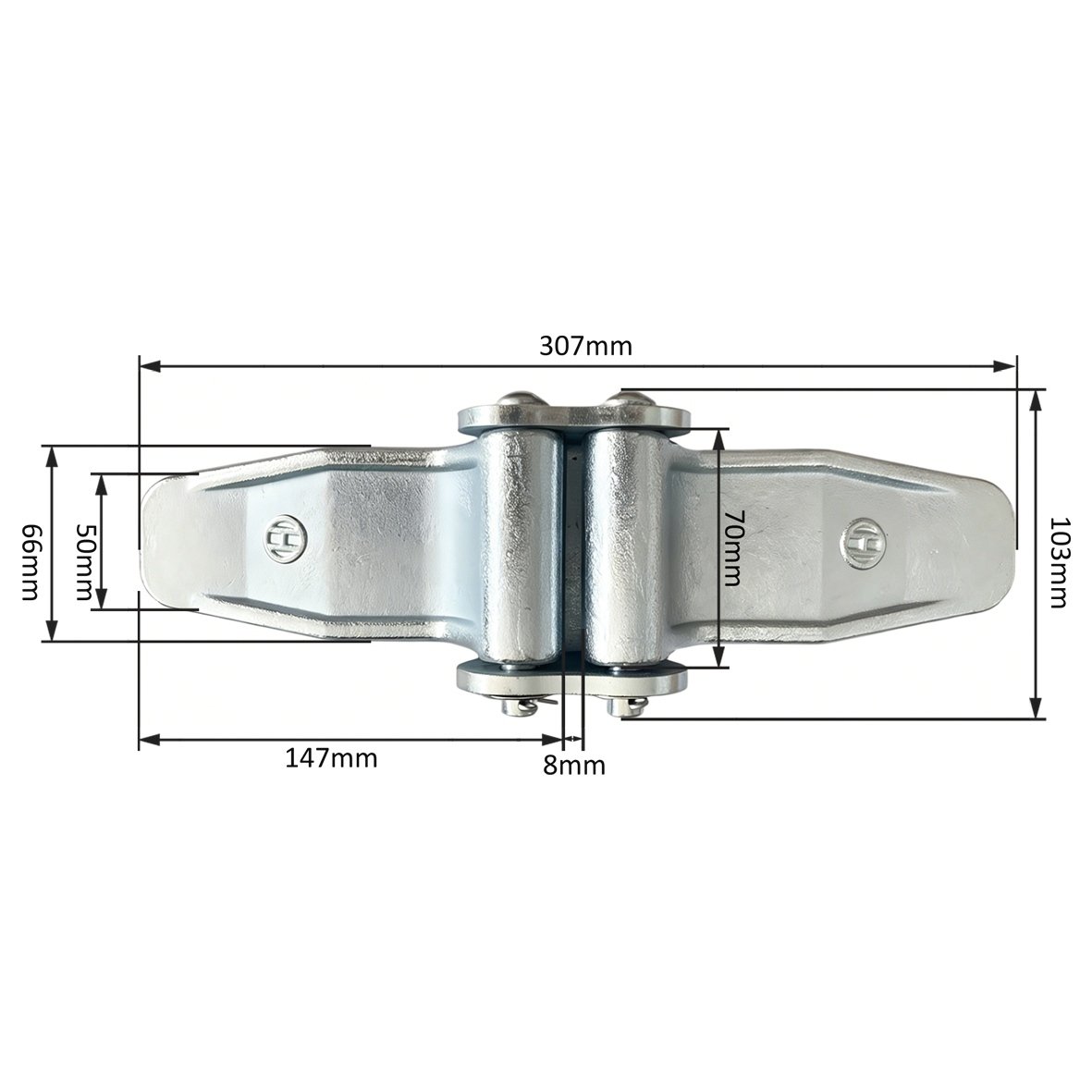 Double Seat Small Leaf Hinge - 图片 2