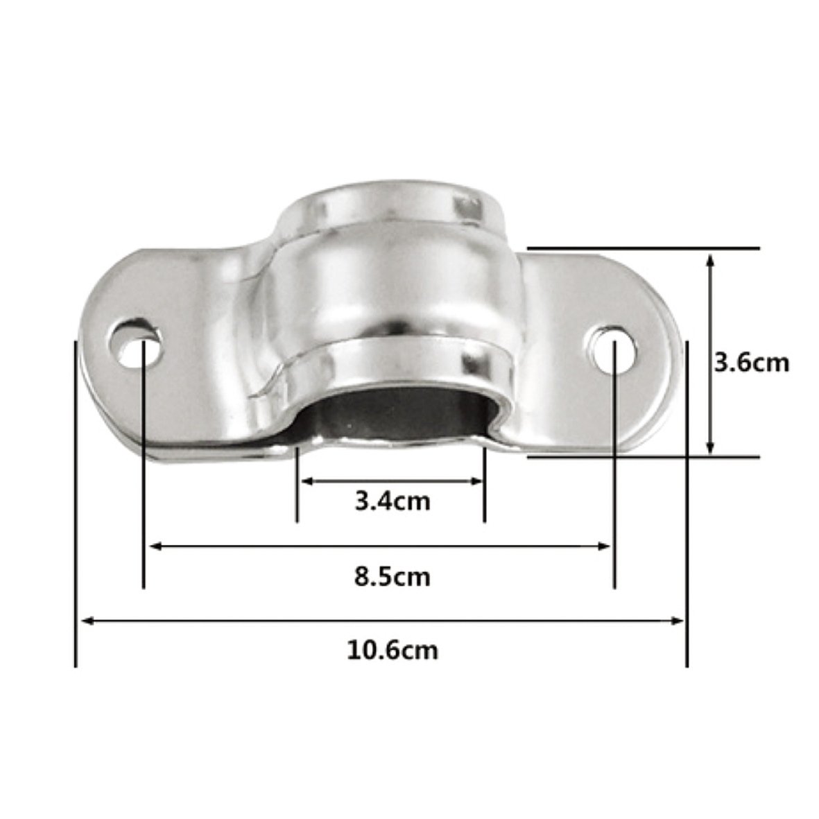 304 Stainless Steel 1-inch Door Lock Hoop2-4 - 图片 2